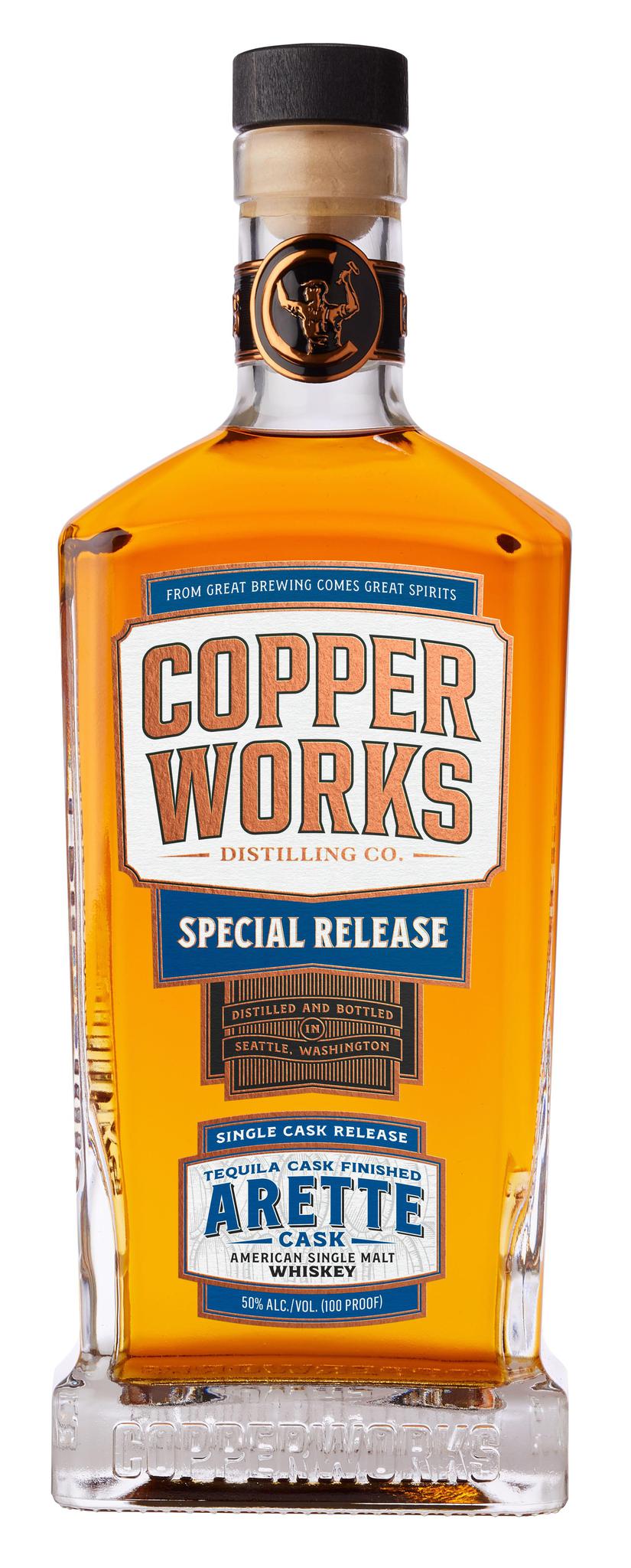 Copperworks Arette Tequila Cask American Single Malt Whiskey